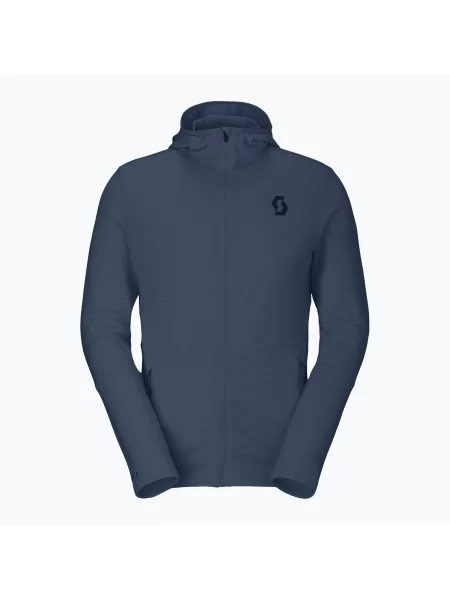 Hanorac din fleece Scott din fleece albastru