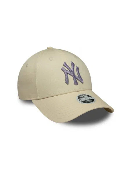 Baseball sapka New Era autogrammal bézs