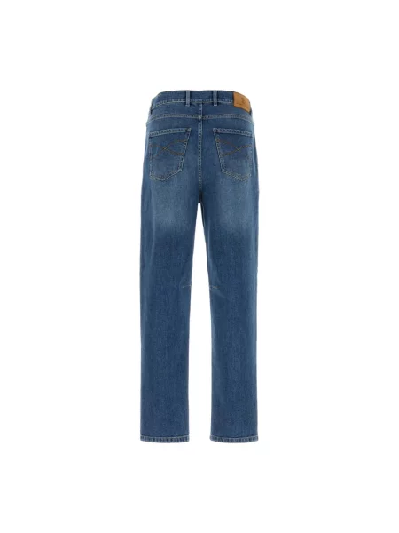 Jeansy Brunello Cucinelli niebieskie