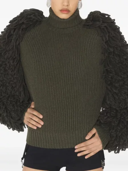 Pulover Jean Paul Gaultier de lână verde