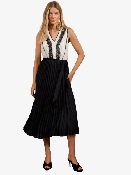 Love & roses Rochie fildeş negru
