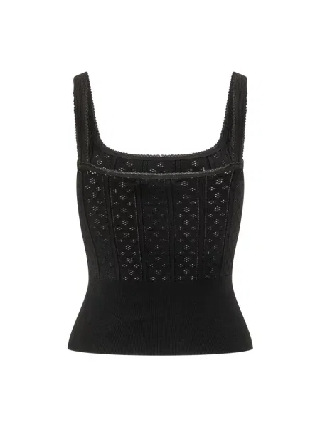 Top Jw Anderson na ramiączkach czarny