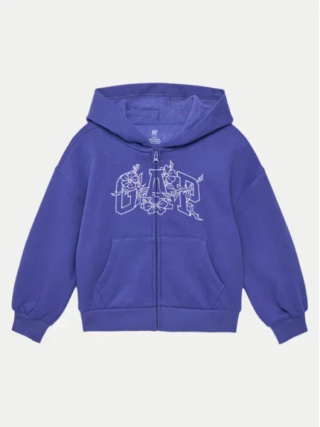 Bluza Gap z logo niebieska