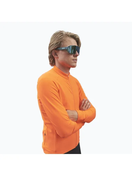 Мъжки колоездачен анцуг с дълъг ръкав POC Radiant Jersey zink orange оранжево