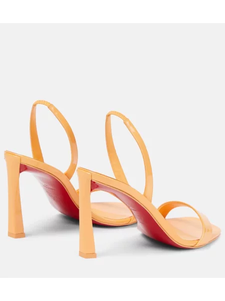Kožené lakované sandále Christian Louboutin
