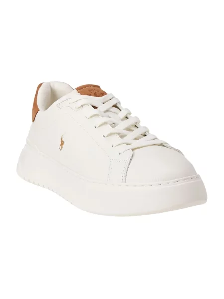 Polo Ralph Lauren Sneakersy RLite Court Tumbled biały