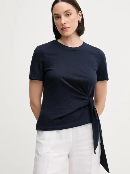 Тениска Tommy Hilfiger дамска тъмносиньо