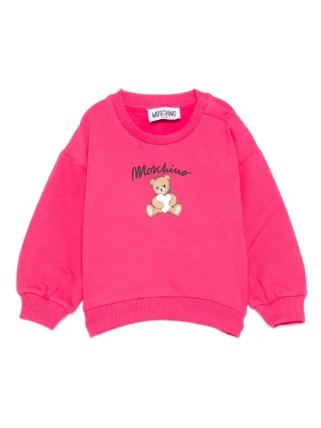 Bluza dziecięca Moschino różowa