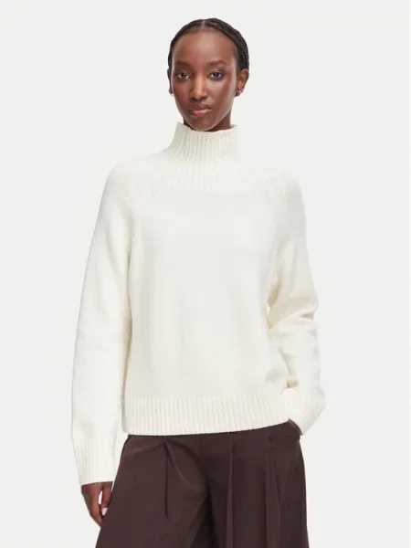 MICHAEL Michael Kors Bluză cu gât Crem