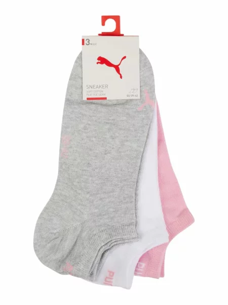 Krótkie skarpety z detalami z logo w zestawie 3 szt. Puma