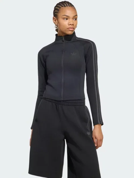 ADIDAS ORIGINALS Tepláková bunda Sst antracitová čierna