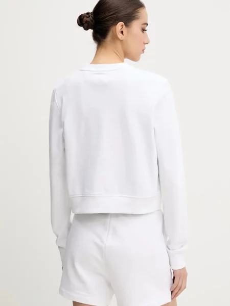 Mikina Guess Jeans s aplikací bílá
