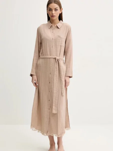 Obleka Melissa Odabash Margot rjava