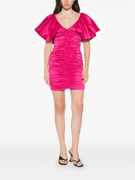 Rochie mini Simona Corsellini din satin roz