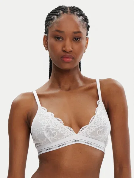 Guess Sutien Bralette alb