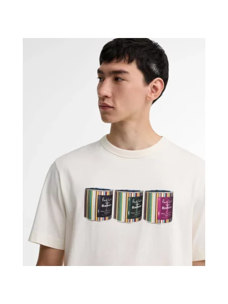 Barbour x PAUL SMITH T-shirt biała