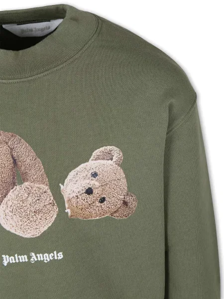 Bluza dziecięca Palm Angels zielona