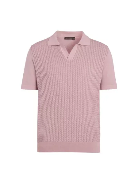 Sweter Oscar Jacobson różowy