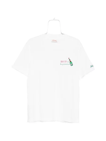 Tricou Mc2 Saint Barth cu broderie alb