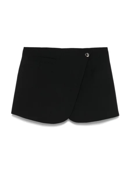Małe mały spódnica-szorty Coperni czarne