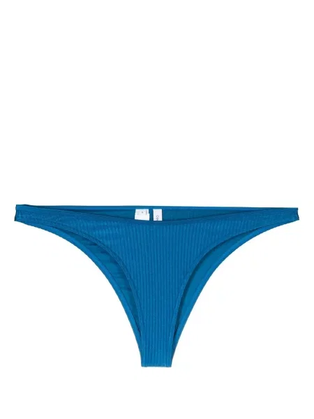 Bikini Calvin Klein prążkowany niebieski