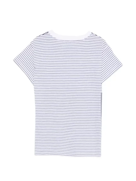 Tricou Vivetta cu dungi alb