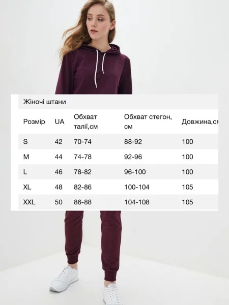 Спортивные штаны Hibrand бордовые