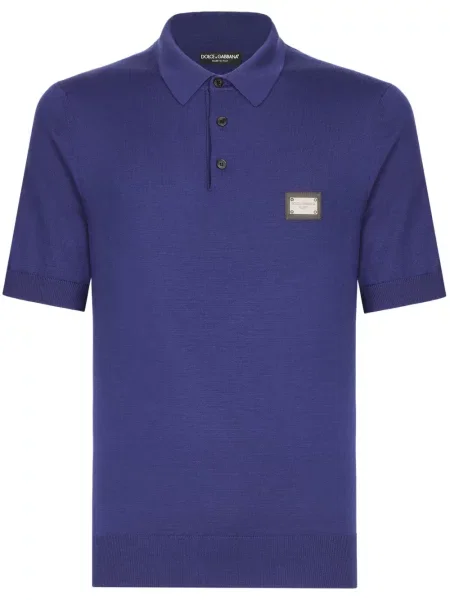 Polo Dolce & Gabbana de lână albastru