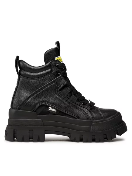 Buffalo sneakersy Aspha NC MID na platformie czarny
