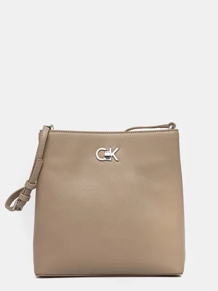 Чанта Calvin Klein бежово