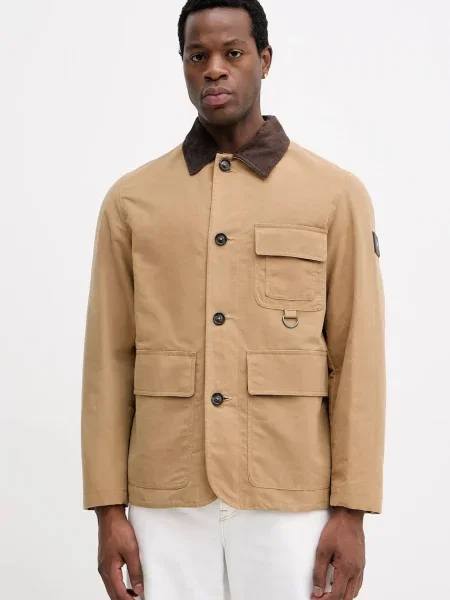 TOMMY HILFIGER Geacă de primăvară-toamnă / maro bej