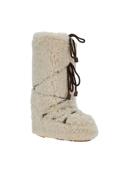 Śniegowce Moon Boot beżowe