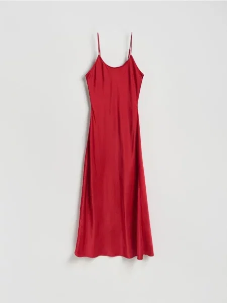 Reserved Rochie maxi cu bretele roșu