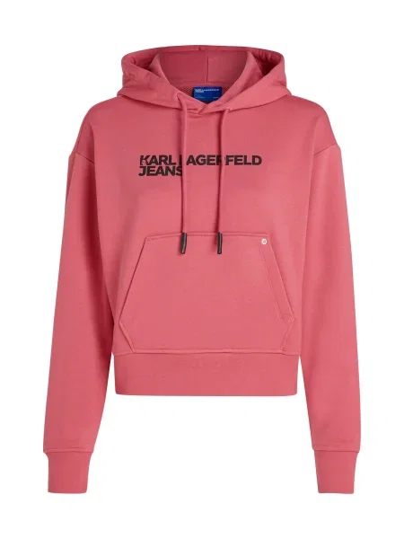 Mikina Karl Lagerfeld Jeans oranžová