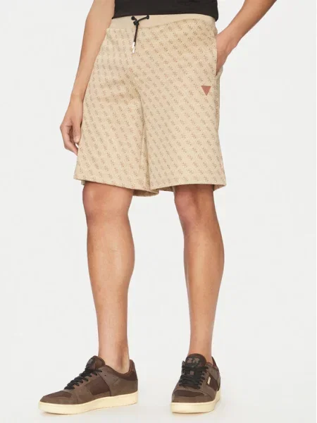 Guess Pantaloni scurți sport bej