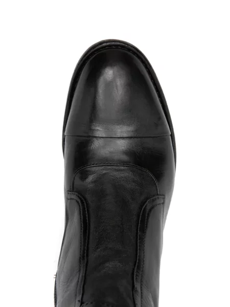 Δερμάτινα μποτάκια King Tartufoli Shoes μαύρο