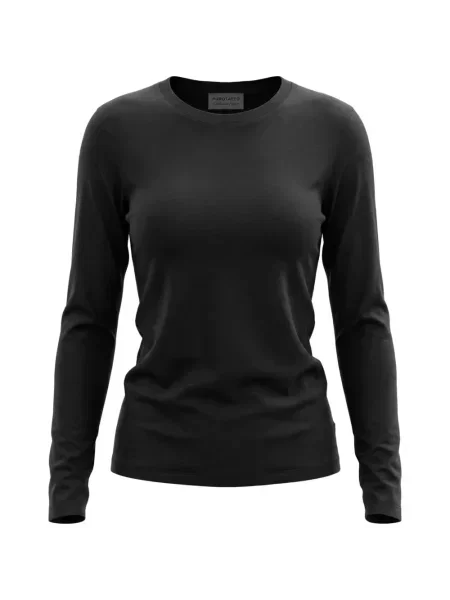 Lung tricou Purotatto negru