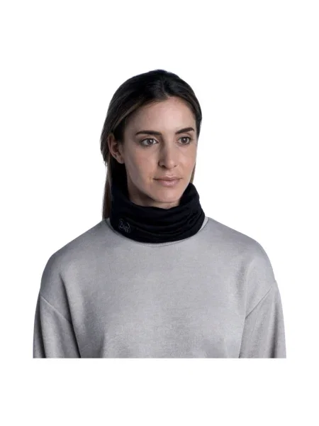 Fular Buff din lână merinos negru