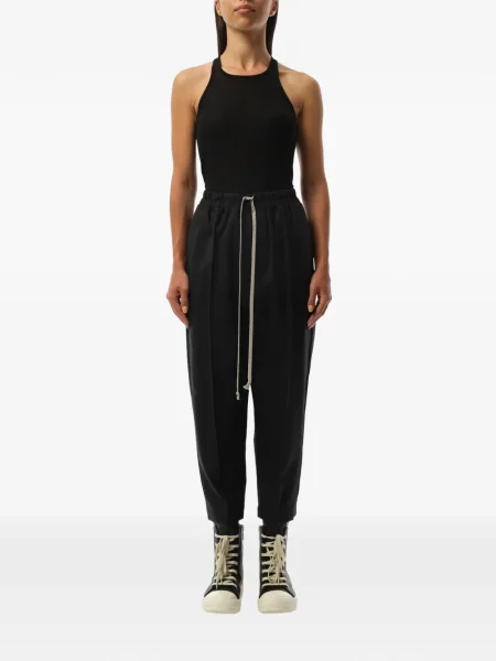 Pantaloni Rick Owens cu cordon negru