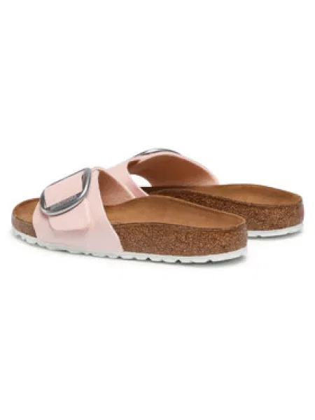 Birkenstock natikači z ravnim podplatom roza
