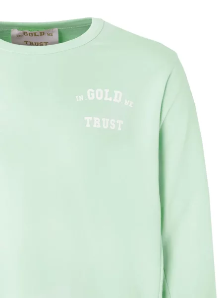 Hanorac In Gold We Trust cu imagine verde