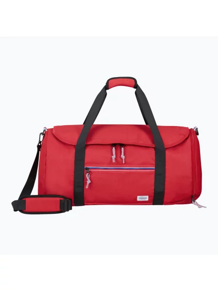 Torba podróżna American Tourister Duffle Zip czerwona