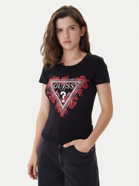 Guess Tricou negru