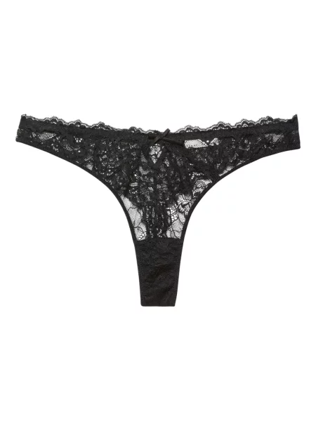 Chiloți tanga Fleur Du Mal negru