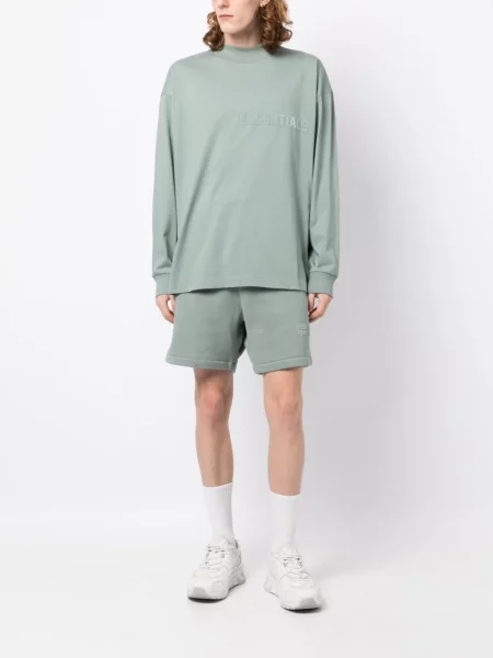 Дълго тениска Fear Of God Essentials зелено