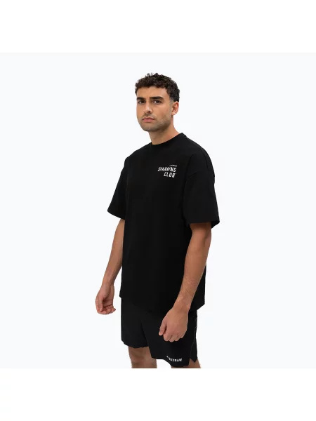 Tricou pentru bărbați BOXRAW This Is My House Oversized black negru