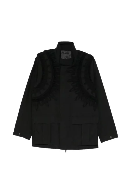 Geacă Taakk cu broderie negru