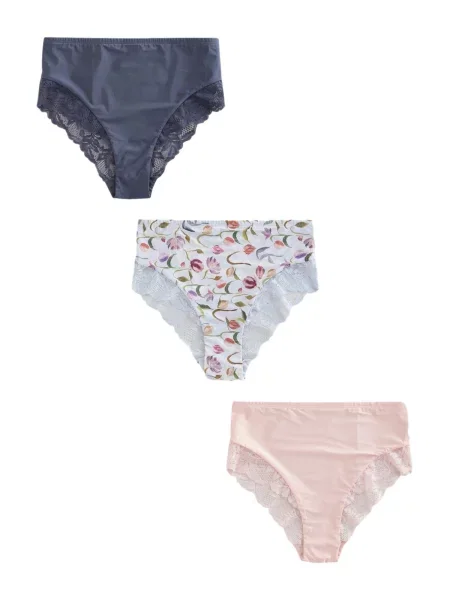 Next Slip bleumarin / pastel / verde / roz albastru