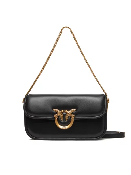 PINKO Torbica Love Box Baguette Al PLTT crna