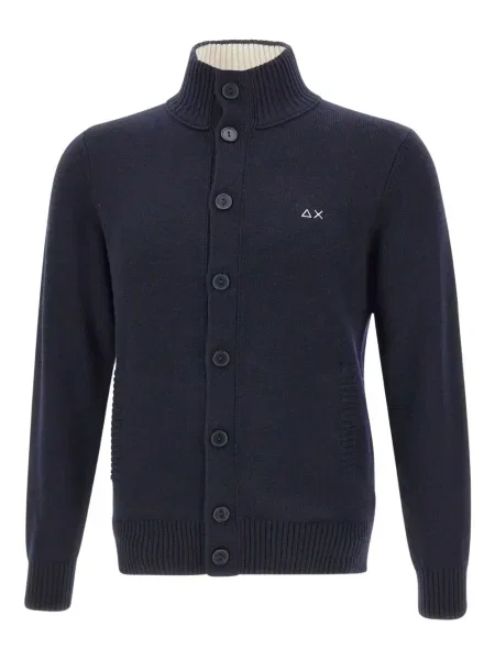 Cardigan Sun68 albastru